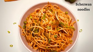 Veg Schezwan Noodles  Schezwan noodles recipe [upl. by Naeloj990]