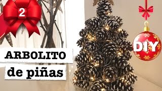 DIY NAVIDAD  ARBOL DE NAVIDAD CON PIÑAS  DECORACION [upl. by Ignatius]