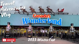 2023 Opening Day WinterFest Canadas Wonderland in 4K [upl. by Ahsaetal]