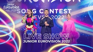 Junior Eurovision Song Contest 2022  Live Show  Yerevan Armenia 🇦🇲  SpinTheMagic [upl. by Adnamas]