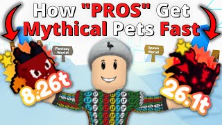 How PROS get Mythical Pets FAST on Pet Simulator X [upl. by Elmaleh826]