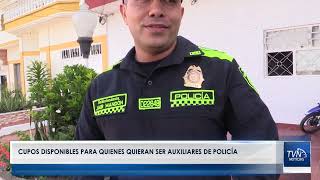 CUPOS DISPONIBLES PARA QUIENES QUIERAN SER AUXILIARES DE POLICÍA [upl. by Onig894]