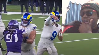 REFS CHEATEDRAMS BACK IN BUSINESS Face Cam NFL Minnesota Vikings Vs La Rams Week 7 Reaction [upl. by Orsini]