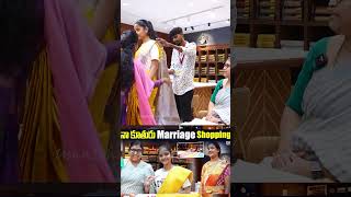 mydaugther wedding shopping saree sareeshopping sareefashion sareecollection telugushorts [upl. by Miltie]