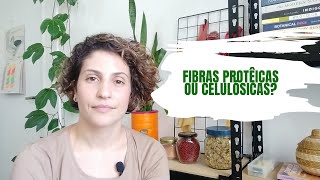 FIBRAS NATURAIS  PROTÊICA X CELULÓSICA [upl. by Aicirpac]