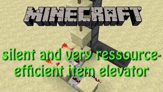 Simple droppervator tutorial silent very efficient item elevator for minecraft 162 [upl. by Everest414]