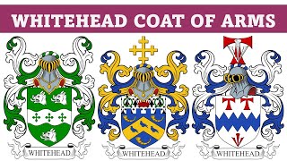 Whitehead Coat of Arms amp Family Crest  Symbols Bearers History [upl. by Rider]