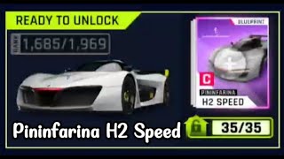 Asphalt 9  Unlocking Pininfarina H2 Speed [upl. by Cochran]