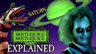 Beetlejuice Beetlejuice EXPLAINED  Saturn Time Sandworms  The Deeper Meaning  Tim Burton [upl. by Esital]