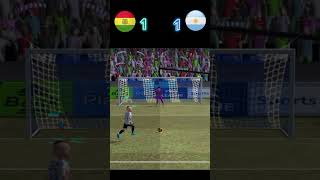 Bolivia vs Argentina best penalty match highlights efootballmobile youtubeshorts efootball2024 [upl. by Alessig]