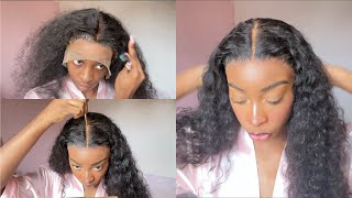 COMMENT POSER SA PERRUQUE PARFAITEMENT COUPER SA TULE  COLLE ETC SUPER DÉTAILLÉ  FT AYIYI HAIR [upl. by Martelle14]