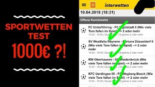 1000€ mit Sportwetten Mein Trick OverUnder Sportwettenformel TEST [upl. by Andrew313]