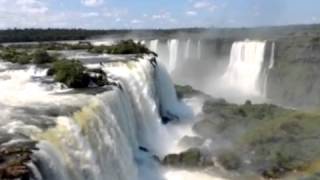 伊瓜蘇瀑布 圓形彩虹 全景circular rainbow in Iguazu Falls at Brazil side [upl. by Marya]