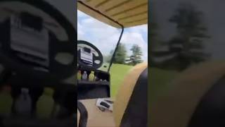 STOLE THERE GOLF CART 🤣 lit tiktok funny golf golfing pga viral trend stolen mad karens [upl. by Eilis225]