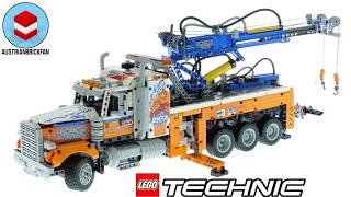 LEGO Technic 42128 HeavyDuty Tow Truck Speed Build [upl. by Cristal]