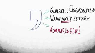 Das Komma  Nebensätze Infinitivgruppen Zusätze und Nachträge  Deutsch  Rechtschreibung [upl. by Eicyaj]