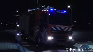 Brandweer Olympia amp Hellevoetsluis met spoed naar een schoorsteen brand in Sommelsdijk Noord [upl. by Fosdick]