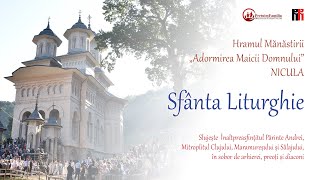 🔴⚪️LIVE Sfânta Liturghie Mănăstirea Nicula 2022 [upl. by Alrrats802]