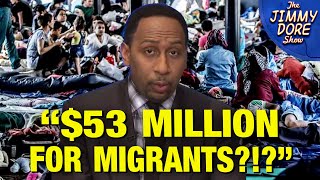 ESPN Host GOES OFF On 53 Million Given To Migrants [upl. by Nodrog]