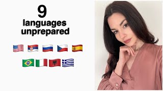 Polyglot speaks 9 languages unprepared [upl. by Stead]