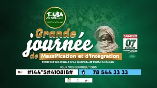 🔴LIVE de Dakar Grande Journée de Massification de Touba Ça Kanam 1446 H  7 Sep 2024 [upl. by Ylera]