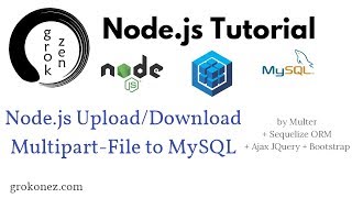 NodeJSExpress – UploadDownload MultiparFile to MySQL – Sequelize  JQuery Ajax [upl. by Lovash]