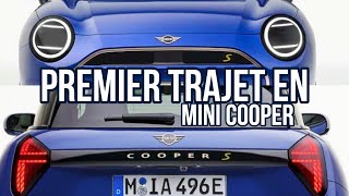 Premier Trajet  Mes 79 premiers kilomètres au volant de la Mini Cooper E [upl. by Eisac]