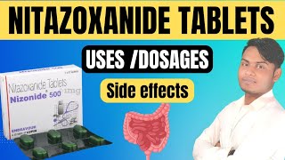 Nitazoxanide 500 mg tablet  Nitazoxanide 200  Nitazoxanide tablets 500 Nizonide 500 tablet hindi [upl. by Ayotaj673]