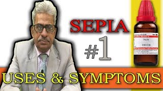 Sepia in Hindi Part 1  Uses amp Symptoms by Dr P S Tiwari [upl. by Rolland]