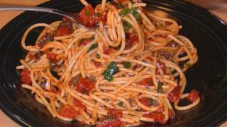 Spaghetti alla Puttanesca with Michaels Home Cooking [upl. by Hamrah979]