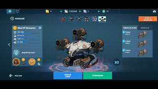 War Robots Gameplay  Sheriff Demeter  Taran [upl. by Kimberli]