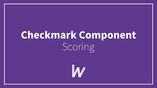 Checkmark Component Scoring  Wodify [upl. by Lewin]