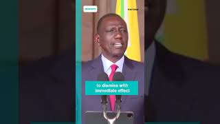 Ruto Fires All Kenyan Cabinet Secretaries [upl. by Erasmus217]