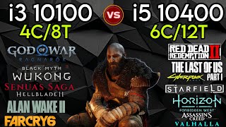 i3 10100 vs i5 10400  How Big Difference  Test In 14 Games  ft RTX 4070 Super [upl. by Quintilla]