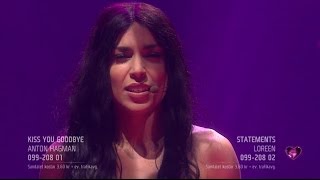 Loreen  Statements Melodifestivalen 2017  Andra Chansen 04032017 Subtitles [upl. by Yelkreb]