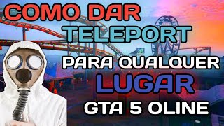 COMO DAR TELEPORTE NO GTA 5 OLINE PC [upl. by Tereve762]