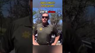 ID Refusal Cop Tries To Violate 4th Amendment Right shorts [upl. by Cyler917]