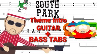 South Park Theme Intro GUITAR  BASS TABS  Tutorial  Lesson Primus [upl. by Portugal48]