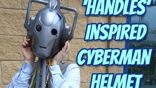 Handles Inspired Cyberman Helmet Prop Dogtor Crafts [upl. by Dougie328]