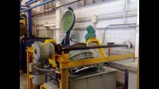 Automatic Centrifugal Galvanizing Line ROUSSELET ROBATEL [upl. by Harlene]