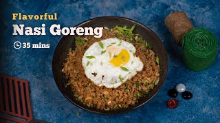 Flavorful Nasi Goreng  Prawn Nasi Goreng  Indonesian style Fried Rice  Cookd [upl. by Anbul]