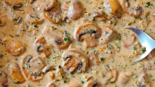 Creamy Mushroom Sauce Recipe [upl. by Arraek]