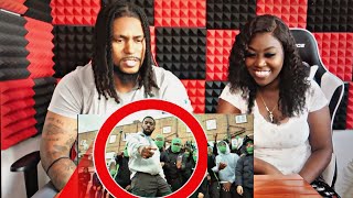 AMERICAN COUPLE REACT TO UK ARTIST  Tion Wayne  Wow Music Video REACTION🗣🗣 Turnt [upl. by Nadabus]