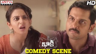 Khakee Movie Scenes  Karthi Rakul Preet Comedy Scene  Kharthi Rakul  HVinoth  Aditya Movies [upl. by Leilah446]