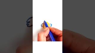 Easy Fingerprint Drawing  Thumbprint drawing fingerprintart​ thumbpainting​ fingerpainting​ [upl. by Mirak]