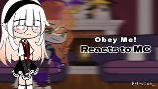 Obey me reacts to MC as Raiden EiGuin OBM shall we dateAU sol p2 [upl. by Mook]