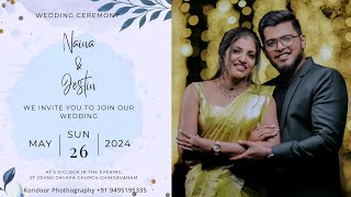 NAINA amp JESTIN  WEDDING CEREMONY  KONDOOR PHOTOGRAPHY 91 9495195335 [upl. by Ecadnac]