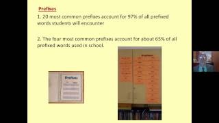 TEACHING PREFIXES SUFFIXES AND ROOTS [upl. by Nitnelav221]