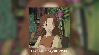 fearless  taylor swift  sped up [upl. by Chapin427]