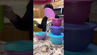 Tupperware Wonderlier and Impressions Bowl Sets [upl. by Atilahs]